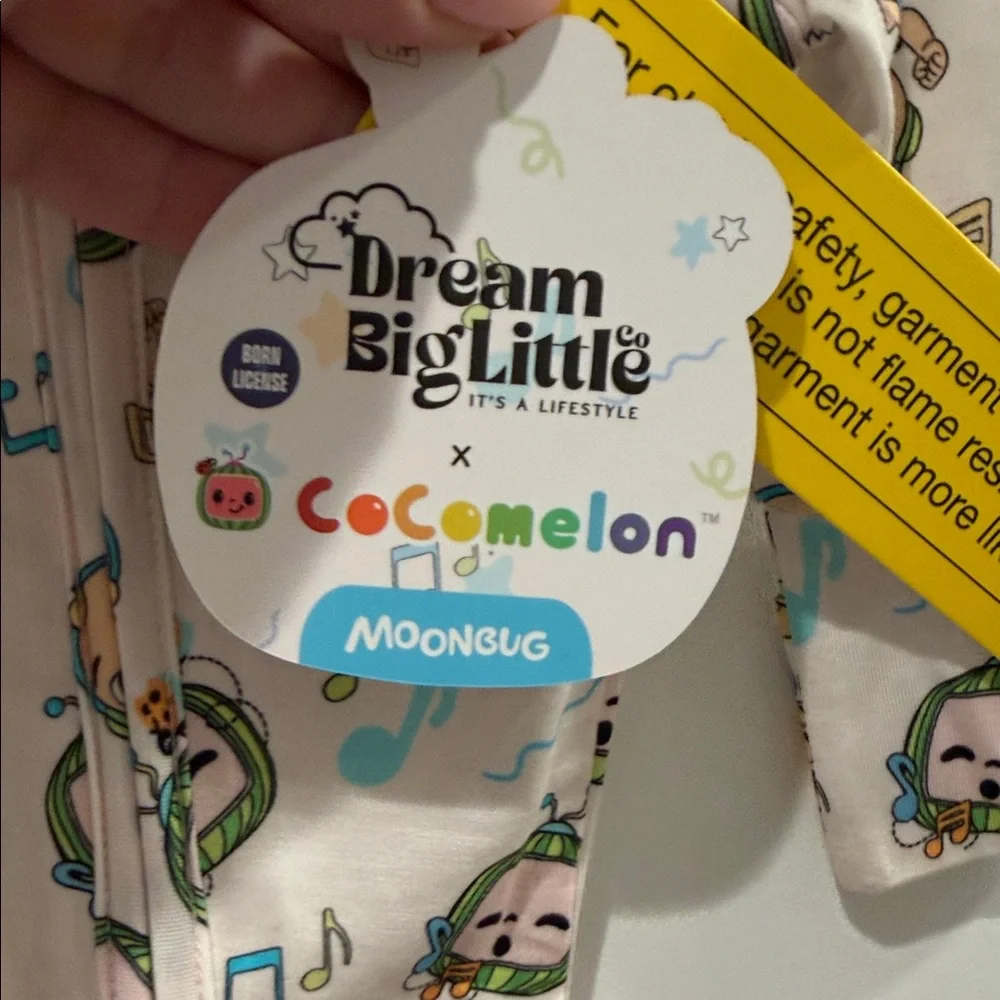 Baby Cocomelon Musical Footed One-Piece Preemie NWT by Dream Big Little Co.